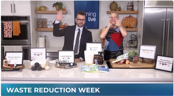 Waste Reduction Week 101 with CHCH Morning Live