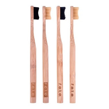 f.e.t.e. Bamboo Toothbrush Multipack Natural
