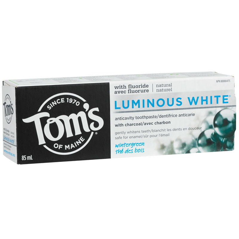 Tom's Luminous White Original Toothpaste with Charcoal